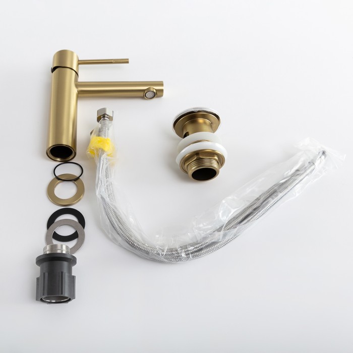 Смеситель для раковины с донным клапаном CEZARES RELAX-LS2-BORO