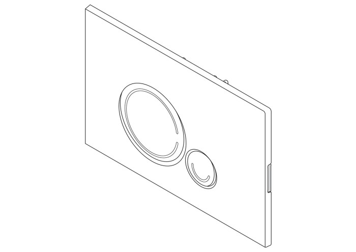 Кнопка смыва BelBagno SFERA BB017-SR-NERO.M, цвет-черный матовый Tocco Morbido