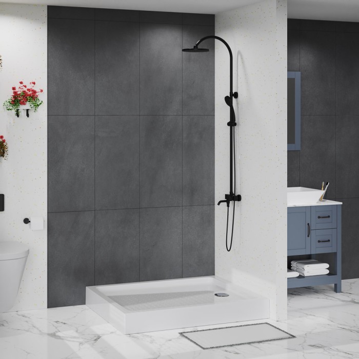 Акриловый поддон BelBagno TRAY-BB-AH-120/100-15-W