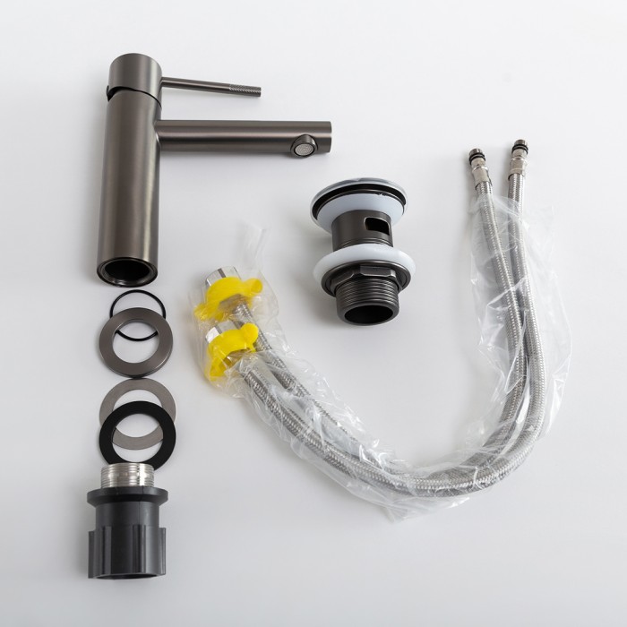 Смеситель для раковины с донным клапаном CEZARES RELAX-LS2-GM