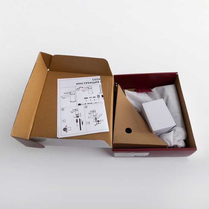 Смеситель для раковины с донным клапаном CEZARES RELAX-LS2-GM