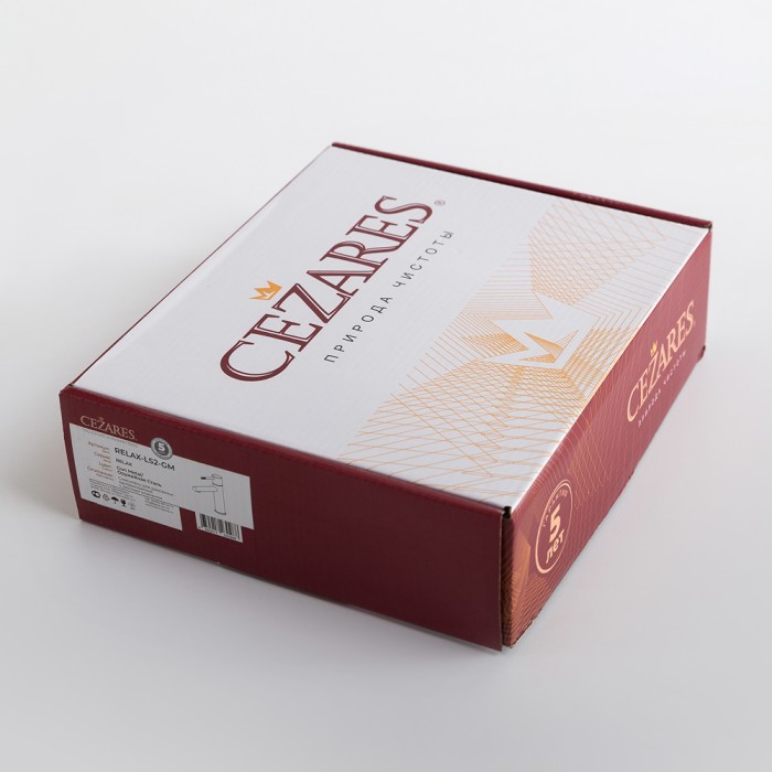 Смеситель для раковины с донным клапаном CEZARES RELAX-LS2-GM