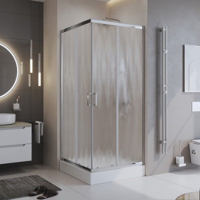 Душевой уголок BelBagno UNO-195-A-2-100-CH-CR