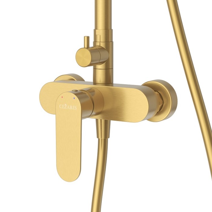 Душевая стойка со смесителем CEZARES STYLUS-CD-BORO