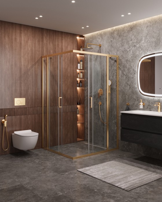 Душевой уголок CEZARES MOLVENO-AH-22-130/120-C-BORO-IV