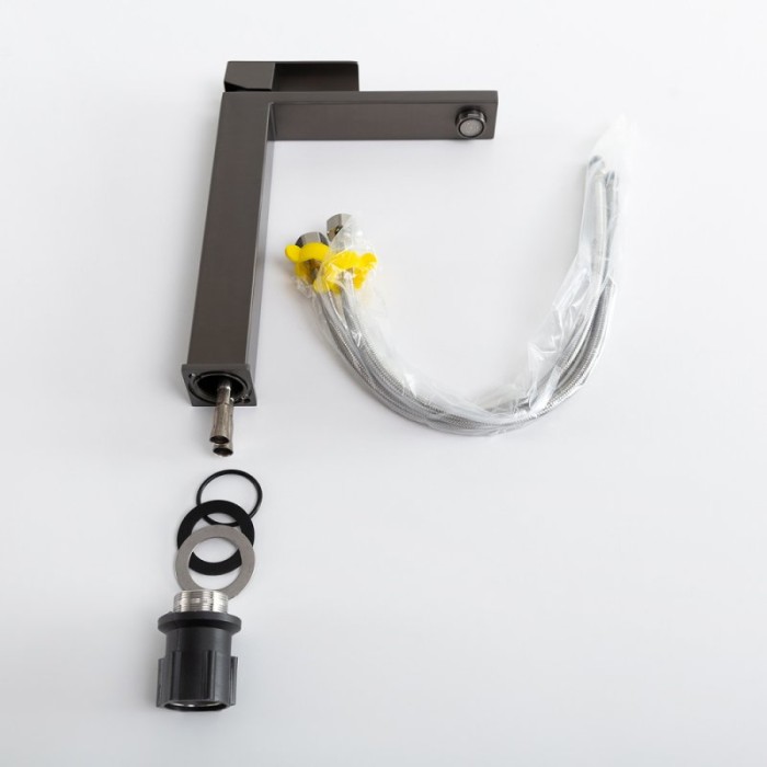 Смеситель для накладной раковины без донного клапана CEZARES SLIDER-LC-GM-W0