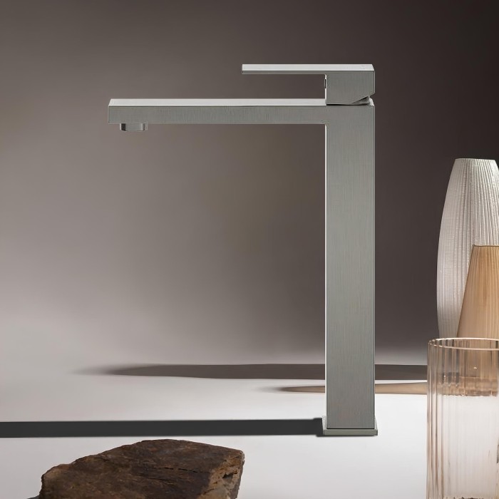 Смеситель для накладной раковины без донного клапана CEZARES SLIDER-LC-IN-W0