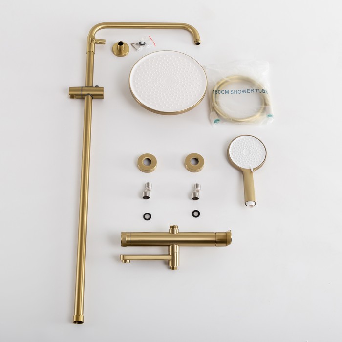 Душевая стойка со смесителем и изливом CEZARES STYLUS-CVD-BORO