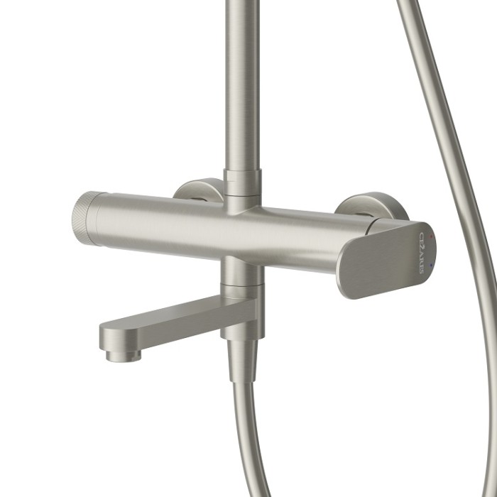 Душевая стойка со смесителем и изливом CEZARES STYLUS-CVD-IN