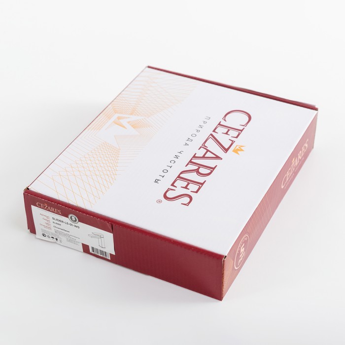 Смеситель для раковины без донного клапана CEZARES SLIDER-LS-01-W0