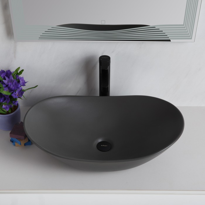 Накладная раковина BelBagno BB1404-H311