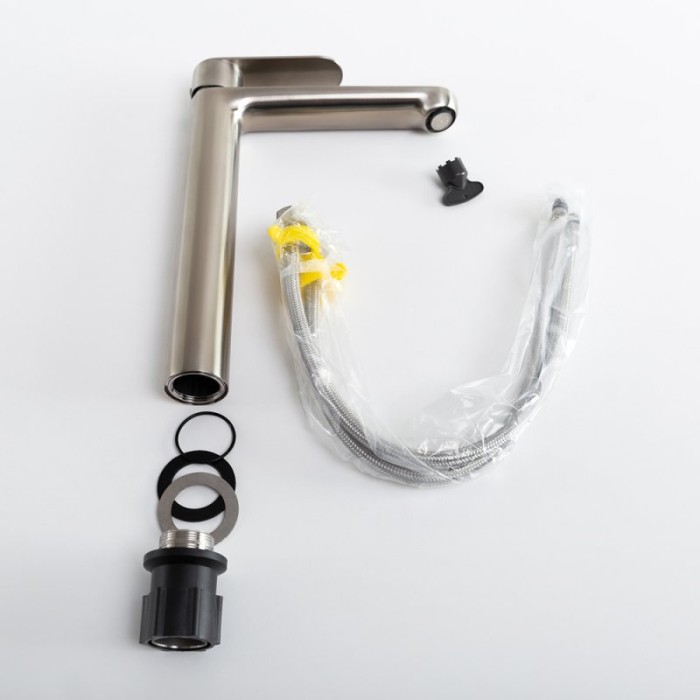 Смеситель для накладной раковины без донного клапана CEZARES STYLUS-LC-IN-W0