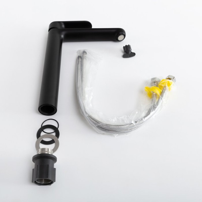 Смеситель для накладной раковины без донного клапана CEZARES STYLUS-LC-NOP-W0