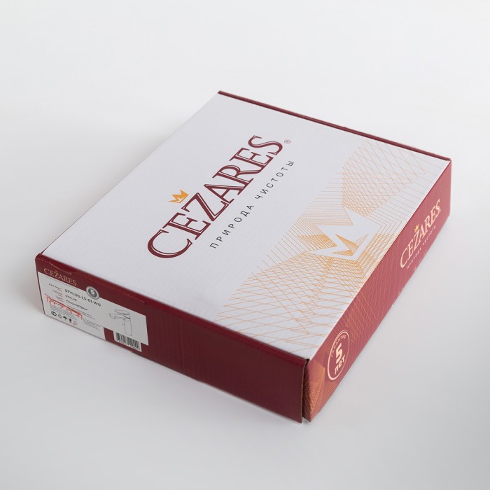 Смеситель для раковины без донного клапана CEZARES STYLUS-LS-01-W0