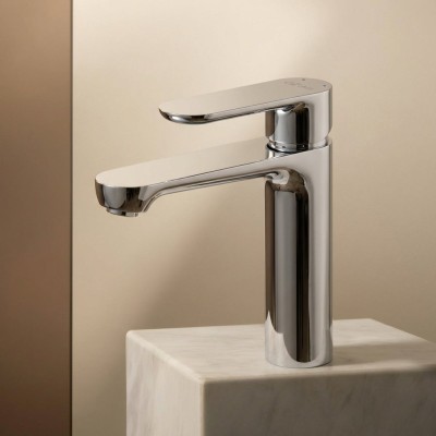 Смеситель для раковины без донного клапана CEZARES STYLUS-LS-01-W0