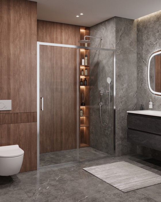 Душевая дверь CEZARES MOLVENO-BF-1-140-C-Cr-IV