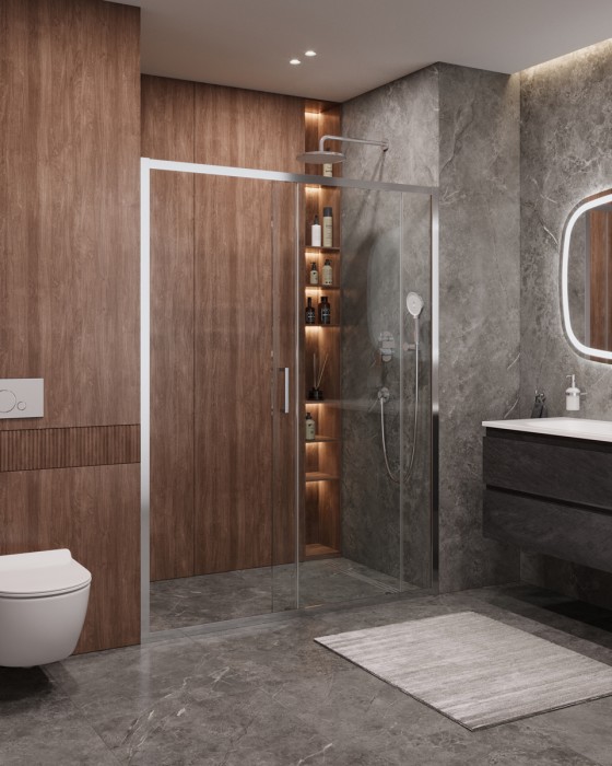 Душевая дверь CEZARES MOLVENO-BF-1-150-C-Cr-IV