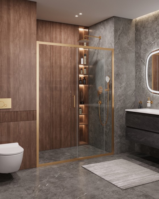 Душевая дверь CEZARES MOLVENO-BF-1-160-C-BORO-IV