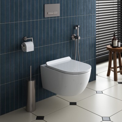 Унитаз подвесной безободковый CEZARES MOLVENO CZR-2468-TH-R