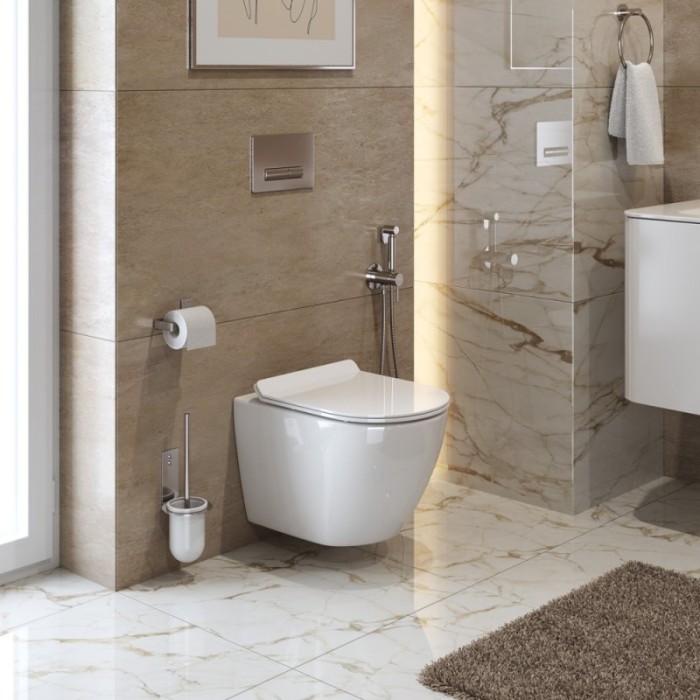 Унитаз подвесной безободковый CEZARES STYLUS CZR-513-TH-R