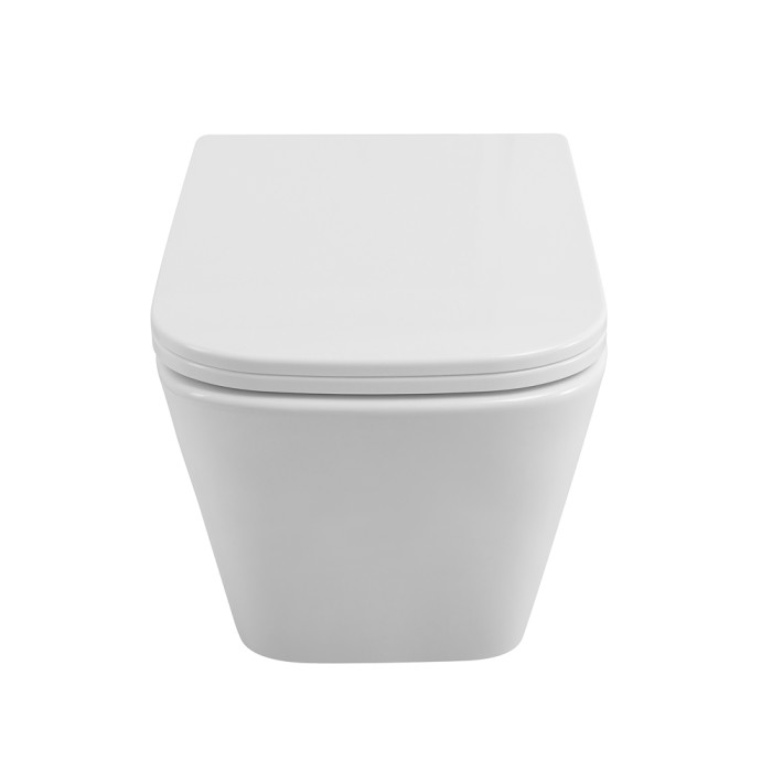 Унитаз подвесной с сиденьем, функцией биде и смесителем BelBagno DUE BB3103CHR-BS/SC