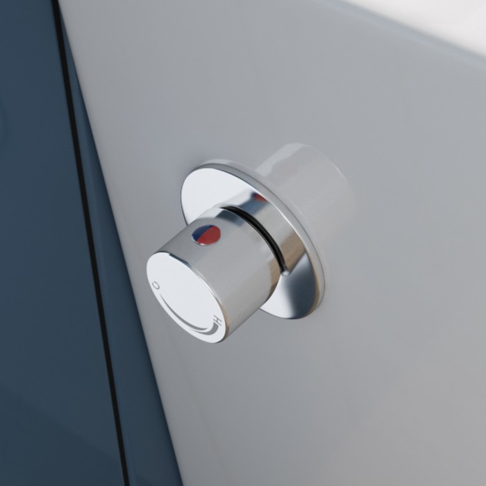 Унитаз подвесной с сиденьем, функцией биде и смесителем BelBagno DUE BB3103CHR-BS/SC