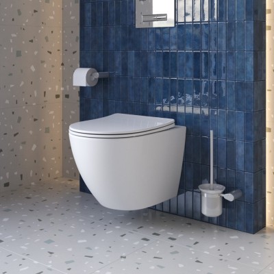 Унитаз подвесной безободковый BelBagno SFERA-TOR BB046CH-TOR