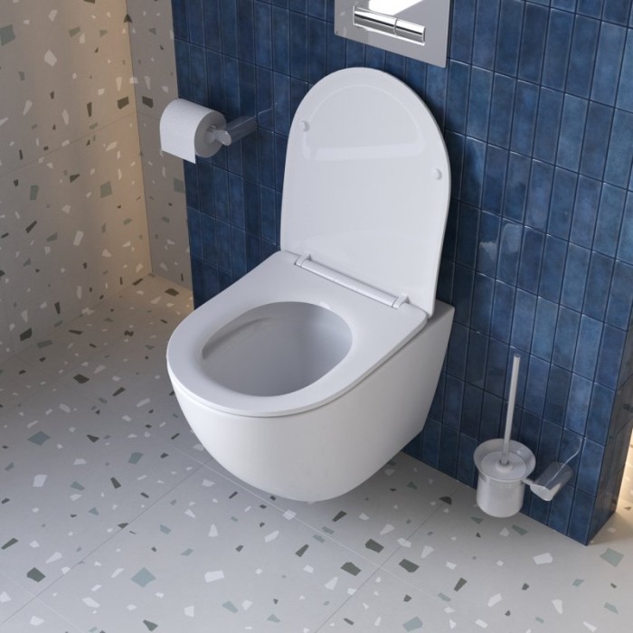 Унитаз подвесной безободковый BelBagno SFERA-TOR BB046CH-TOR