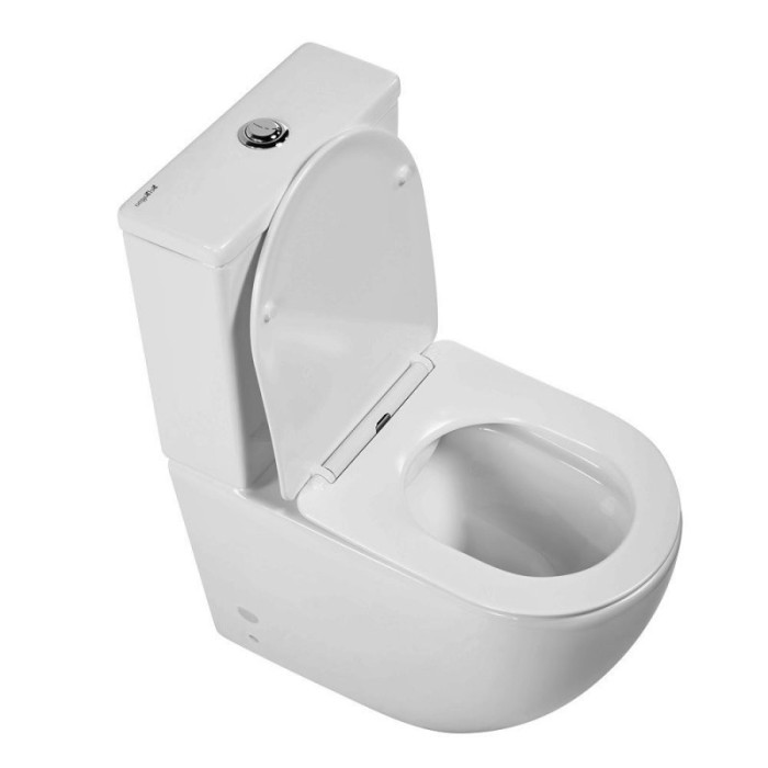 Унитаз-компакт безободковый BelBagno AMANDA BB051CPR