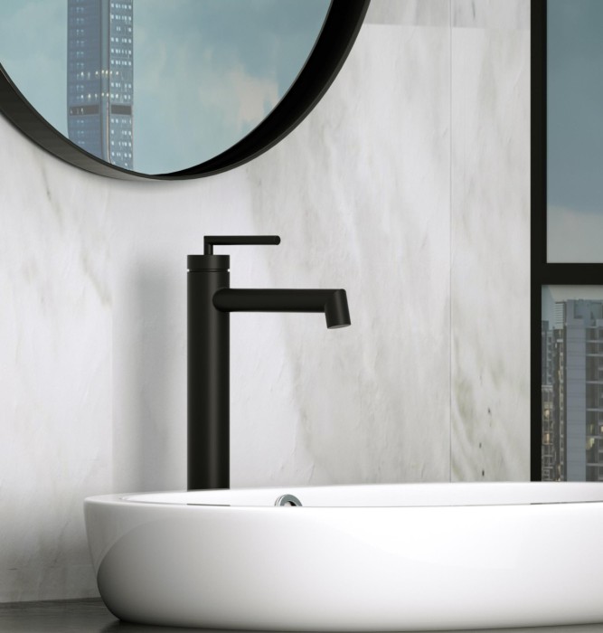 Смеситель для накладных BelBagno ACQUA ACQUA-LMC-NERO