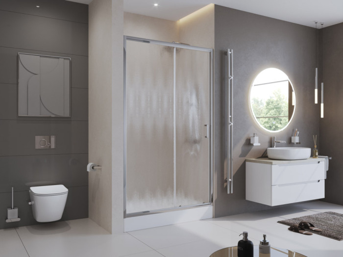 Душевая дверь BelBagno UNO-195-BF-1-120-CH-CR