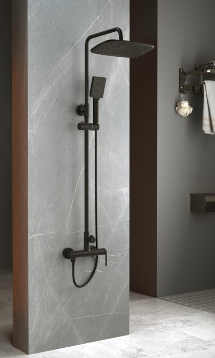 Душевая стойка BelBagno ACQUA ACQUA-DOCM-NERO