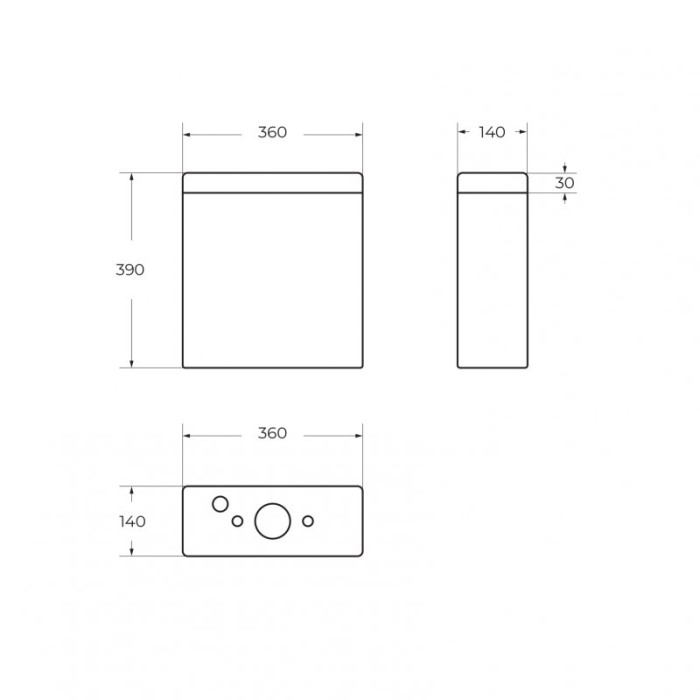 Унитаз-компакт безободковый со смывом TORNADO BelBagno LUCE BB2197CP-TOR/SC