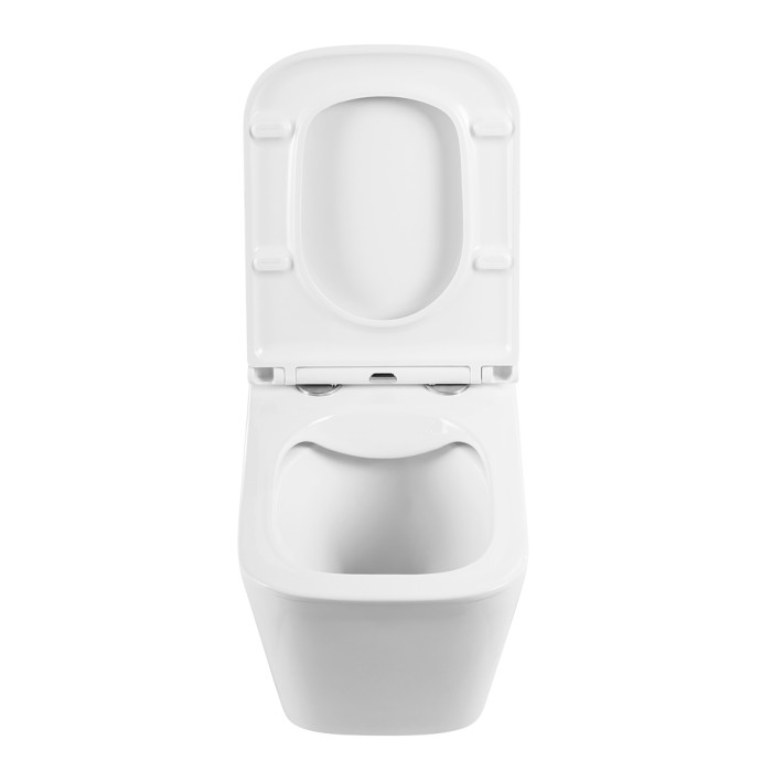 Унитаз подвесной безободковый с сиденьем BelBagno ARDENTE-R BB520CHR/SC