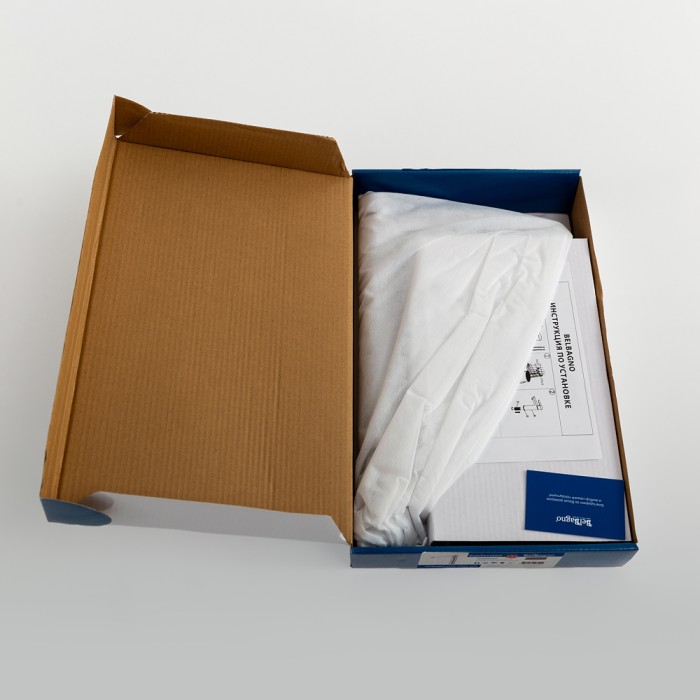 Смеситель для накладной раковины без донного клапана BelBagno AURORA-LMC-CRM-W0