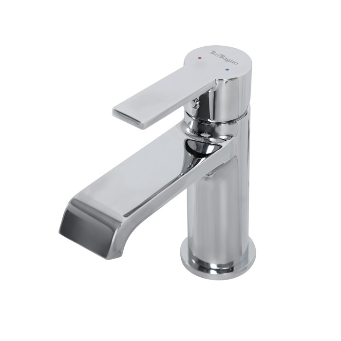 Смеситель для раковины без донного клапана BelBagno AURORA-LVM-CRM-W0