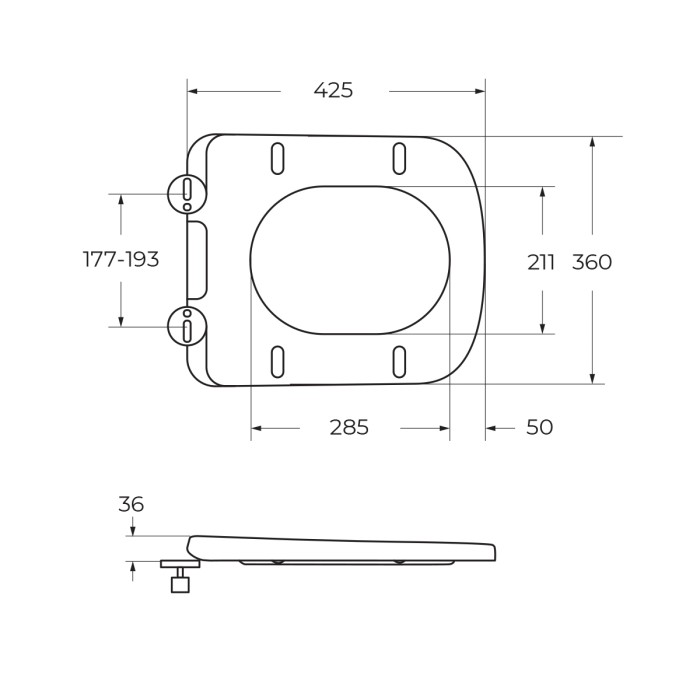 Унитаз подвесной безободковый c сиденьем BelBagno ALPINA BB10100CHR/SC