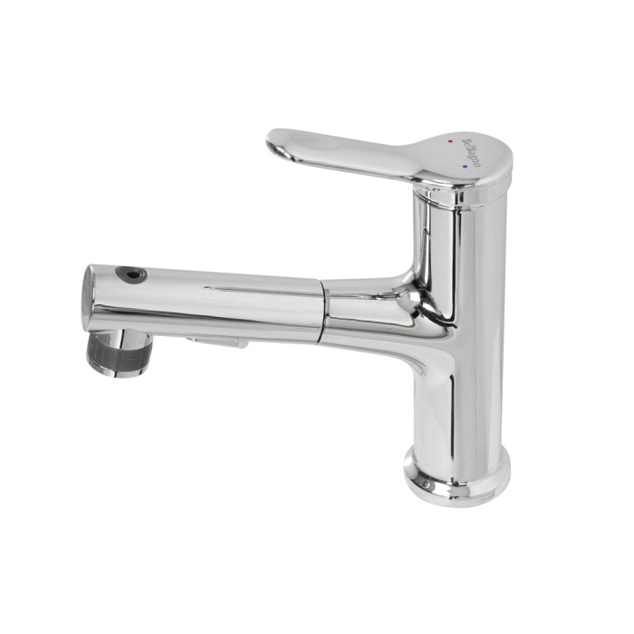 Смеситель для раковины с выдвижным изливом BelBagno BB-LVMD-CRM-W0