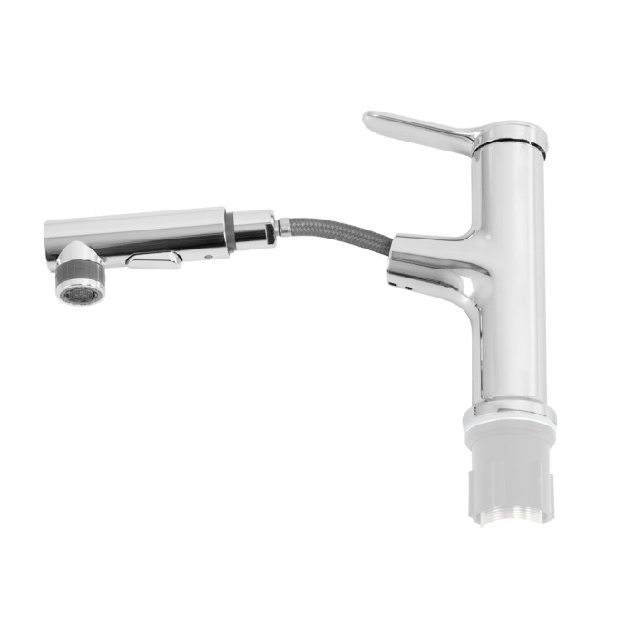 Смеситель для раковины с выдвижным изливом BelBagno BB-LVMD-CRM-W0