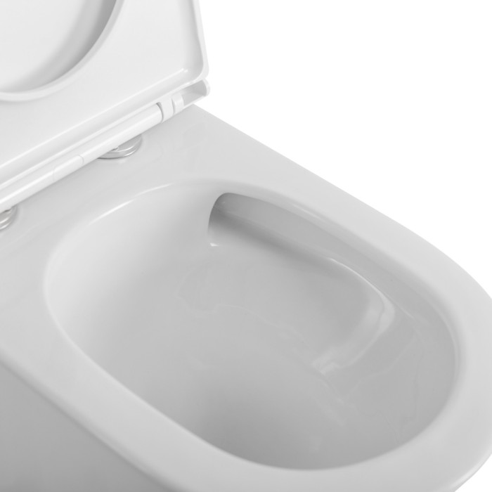 Унитаз-моноблок с сиденьем и смывом TORNADO BelBagno TRE-TOR BB673CP-MN-TOR/SC