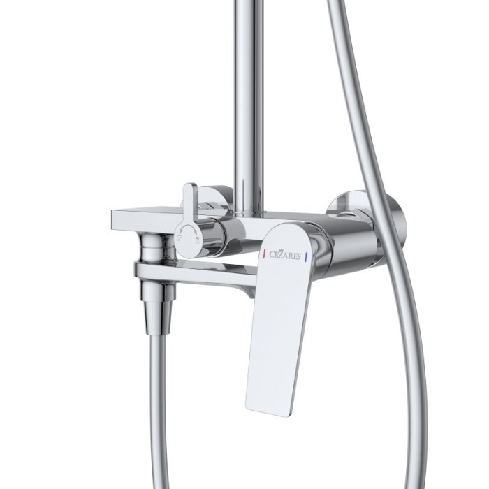 Душевая стойка со смесителем и изливом CEZARES COMFORT-CVD-01