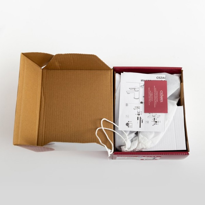 Смеситель для раковины без донного клапана CEZARES COMFORT-LS-01-W0