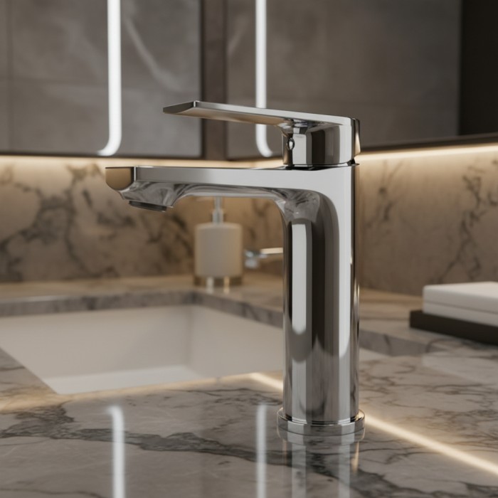 Смеситель для раковины без донного клапана CEZARES COMFORT-LS-01-W0