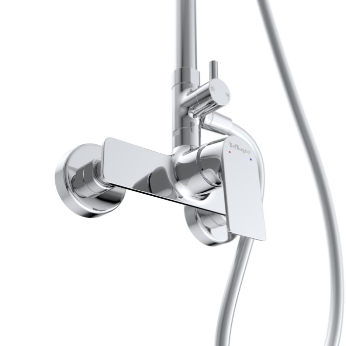 Душевая стойка со смесителем BelBagno DUE-DOCM-CRM