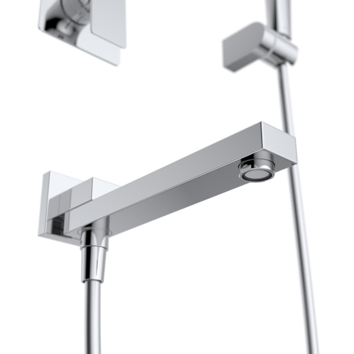 Душевой комплект встраиваемый с изливом BelBagno DUE-VDSET-CRM