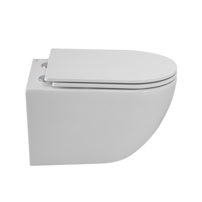 Унитаз подвесной безободковый с сиденьем CEZARES RELAX CZR-3806-53-TH-TOR/SC