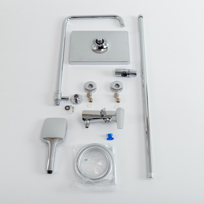 Душевая стойка со смесителем и изливом CEZARES LINER-CVD-01