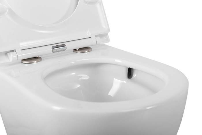 Унитаз подвесной безободковый с сиденьем CEZARES RELAX CZR-38088-49-TH-TOR/SC