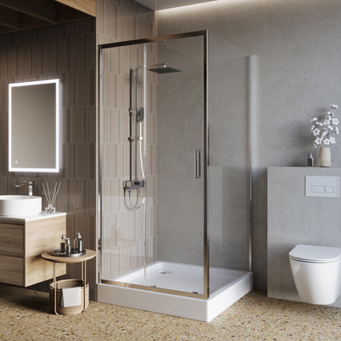 Душевая стойка BelBagno LUCE LUC-VSCM-CRM