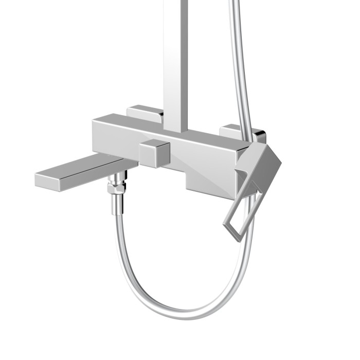 Душевая стойка BelBagno LUCE LUC-VSCM-CRM